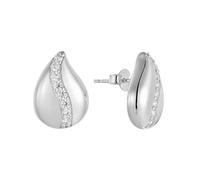 YL Pendientes de Medio Aro de Plata de Ley 925 Hipoalergénicos para Mujer Mamá Novia Esposa (17 mm)