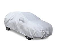 YL Silver Tone 170T Cubierta para automóvil Clima al Aire Libre Impermeable Rasguño Lluvia Nieve Resistente Calor W Bolsillo para Espejo Proteger la Pintura del Coche