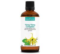 YLANG YLANG COMPLETO - 100 mL - Aceite Esencial Orgánico - 100% Puro, Natural, Quimiotipado y Certificado AB