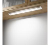 Ylatoial Luz LED Armario con Sensor Movimiento, 23CM Led Cocina Bajo Mueble con 3 Color Modos, 1000mAh USB Recargable, Luz LED Adhesiva para Cocina, Armario, Escalera, Pasillo, Garaje-2 Piezas
