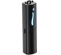 YLCH Purificador de aire portátil collar barra de oxígeno negativo desodorante quitar ambientador purificador de desinfección (color: negro, tamaño: 79,7 x 18,8 x 12,7 mm)