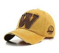 YLCYDLYU Gorras Trucker Gorra De Béisbol Masculina Femenina con La Letra W Bordada Snapback Gorra Hip - Hop Ajustable-Amarillo