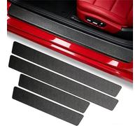 YLCYGJ 5 Piezas Pegatina de Decoración para Estribos para Mazda CX-60 CX60 CX-50 CX50 CX-5 CX5 CX-80 RX-8, Fibra Carbono Película Protectora para Umbral de Puerta Entrada Accesorios