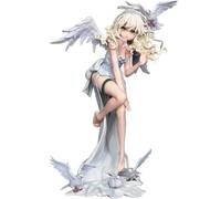 YLEAFUN Angel Ariel Figura de Anime Personaje Figura Ángel Ariel Estatua Modelo 25 cm PVC Anime Lindo Modelo de Boca Alas, Un Regalo para un Amigo