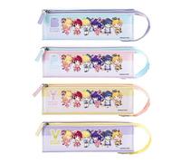 YLEAFUN Anime Hoshino Rubi Federmäppchen Arima Kana Federtasche Hoshino Akuamarin Bleistiftbox, 4 unidades, 19.5*5.5cm