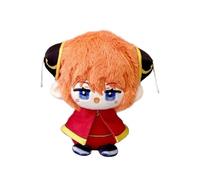 YLEAFUN Anime Sakata Gintoki Peluche Anime Kagura Hijikata Toushirou Peluche Colgante 12 cm