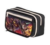 YLEAFUN Lelouch Lamperouge Tasche Stift Anime Charakter CC FederMäPpchen Anime Druck FederMäPpchen Lelouch Lamperouge Schreibwarenbox Lulu Stiftetui, Black Type5, 21*8*13cm
