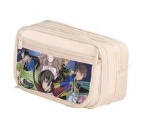 YLEAFUN Lelouch Lamperouge Tasche Stift Anime Charakter CC FederMäPpchen Anime Druck FederMäPpchen Lelouch Lamperouge Schreibwarenbox Lulu Stiftetui, Blanco Type1, 21*8*13cm