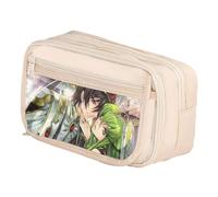 YLEAFUN Lelouch Lamperouge Tasche Stift Anime Charakter CC FederMäPpchen Anime Druck FederMäPpchen Lelouch Lamperouge Schreibwarenbox Lulu Stiftetui, Blanco Type7, 21*8*13cm