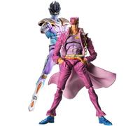 YLEAFUN Paquete de 2 figuras Star Platinum y Jotaro - Escultura anime JJBA - Figuras móviles - Modelos para colección - Estatua de escritorio