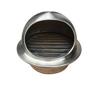 YLFFFZXK Herramienta práctica: Cubierta de ventilación de Acero Inoxidable para Oficina, Cocina, baño, ventilación de Pared, ventilación Redonda, Rejilla de ventilación, Campana de Pantalla.