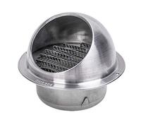 YLFFFZXK Tapa de Salida de ventilación práctica, Cubierta de ventilación de Aire, Cubierta de ventilación Redonda de Acero Inoxidable 304, Malla mosquitera incorporada