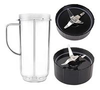 YLHMG 2 cuchillas cruzadas con vaso de repuesto 22 oz, 250 W, for Magic Bullet, MB1001 Pieza de repuesto de la cuchilla de la licuadora