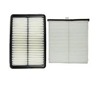 YLHMG Filtro de Aire del Motor y Filtro de Aire de Cabina, for Mazda, 3 6 OEM KD45-61-J6X del de Filtro CX-5 Filtro de Aire de habitáculo para Coche(1 Air and 1 Cabin)