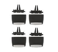 YLHMG Paquete de 4 Kit de reparación de Clip de lengüeta de Salida de ventilación de Aire Acondicionado Trasero Delantero, for, X5 X6 2006-2013 Negro Clip para Rejilla de ventilación del Coche