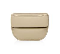 YLINNB Organizador de Huecos para Asiento de Coche para KIA Picanto/Rio/Ceed/Stonic/Niro/Sportage/Sorento/EV6, Multi Funcional de Almacenamiento Caja de Consola Central el Espacio,Beige