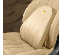 YLINNB Reposacabezas de Coche y Cojín de Apoyo Lumbar para Ferrari 12Cilindri / 296 / SF90 /F80 /Roma/Purosangue/ F244, ExtraíBle Reposacabezas Asiento Coche para Mejorar Su Comodidad de Conducción