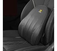 YLINNB Reposacabezas de Coche y Cojín de Apoyo Lumbar para Ferrari 12Cilindri / 296 / SF90 /F80 /Roma/Purosangue/ F244, ExtraíBle Reposacabezas Asiento Coche para Mejorar Su Comodidad de Conducción