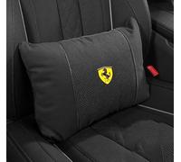 YLINNB Reposacabezas de Coche y Cojín de Apoyo Lumbar para Ferrari 12Cilindri / 296 / SF90 /F80 /Roma/Purosangue/ F244, ExtraíBle Reposacabezas Asiento Coche para Mejorar Su Comodidad de Conducción