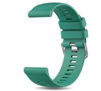 YLK 18 mm/20 mm/22 mm Correa de reloj de silicona, correa de reemplazo flexible con hebilla de liberación rápida del mismo color para hombre o mujer, 22mm, Silicona