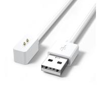 YLK USB Cargador Compatible con Xiaomi Smart Band 10/10 Pro/10 Actvie | 100cm Cable Repuesto, Blanco