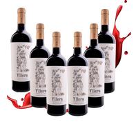 Yllera Vendimia Seleccionada 2015 - Vino tinto reserva V.T. Castilla y León | Tempranillo 100 % | 15 % vol | 24 meses roble francés y americano | Cuerpo y elegancia - 6 Botellas 75cl