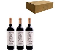 Yllera Vendimia Seleccionada - Ideal para Maridar con Carne y Comida Mediterránea - Pack 3 Botellas 75cl