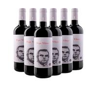 Yllera | Vino Tinto Roble Pepe Yllera | Pack de 6 uds | Tempranillo y Cabernet Sauvignon | 75 cl | D.O Ribera de Duero | Aroma de Frutas Rojas y Negras | Intenso y Profundo | Añada 2019 | Vino Español