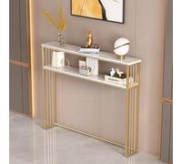 YLLFFLL Delgada detrás de la Mesa del sofá Mesa Consola con Cubierta para Radiador, Estante para Sofá Detrás del Sofá con Almacenamiento(White,80x20x75cm(31.4x7.8x29.5in))