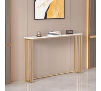 YLLFFLL Delgada detrás de la Mesa del sofá Mesa Consola con Cubierta para Radiador, Estante para Sofá Detrás del Sofá con Almacenamiento(Gold,150x20x75cm(59x7.8x29.5in))