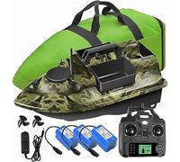 YLLLLY 12000mah 500M GPS Barco cebador Cebo de Pesca, 3 bahías de catapulta. Barcos cebadores para la Pesca de la Carpa con GPS, 16 Puntos de Memoria, devolución de una Llave.(Boat B)