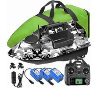YLLLLY 12000mah 500M GPS Barco cebador Cebo de Pesca, 3 bahías de catapulta. Barcos cebadores para la Pesca de la Carpa con GPS, 16 Puntos de Memoria, devolución de una Llave.(Boat C)