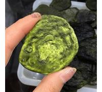 YLLLLY 1PC Really Natural Moldavite Rough Stone Czech Meteorite Crystal Energy Gemstone Valuable Property Beautiful Crystal.(5-10g)