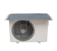YLLSMGS Cubre Aire Acondicionado Exterior, Funda Aire Acondicionado Interior, Cubierta para Todo Tipo de Clima con Correa Fija(Gray,90 * 40cm/35 * 16in)