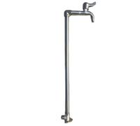 YLLSMGS Fuente Jardin Exterior Fuente Agua Decorativa de Acero Inoxidable 304 Vertical Resistente a La Intemperie para Riego y Lavado(50cm/20in)