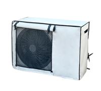 YLLSMGS Fundas Aire Acondicionado Exterior, Cubre Aire Acondicionado Exterior 600D para Unidad Exterior con Malla de Ventilación(94 * 36 * 68cm/37 * 14 * 27in)