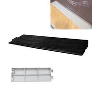 YLLSMGS Rampa Moto Rampas Sillas de Ruedas con Altura de Elevación para Puertas Baños Supermercados Entrada Garaje Rampa(Black,30 * 10 * 3.5cm)