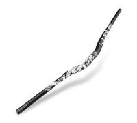YLME Manillar MTB, Manillar En Forma De Golondrina MTB De 31,8 * 720/780 Mm, Manillar De Montaña Elevador De Manillar De Bicicleta De Aleación De Aluminio, Para BMX MTB,Blanco,780MM
