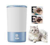 Ylnailky Arandela de patas de perro, limpiador automático de patas de gato, dispositivo de limpieza eléctrico para gatos, cachorros, mascotas, caminar, césped, jardín, hogar