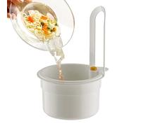 Ylnailky Cesta coladora para fregadero de cocina, cesta de drenaje para fregadero de alimentos, soporte para recogedor de alimentos, accesorios de cocina para residuos, pasta, verduras, frutas, grifo