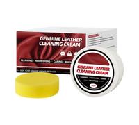 Ylnailky Crema Acondicionadora para Sofás De Cuero - 150 Gramos Detallado Multifuncional con Esponja | Acondicionador Y Limpiador para Cuero,para Bolsos Muebles Zapatos Botas Asientos Automóvil