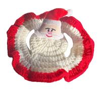 Ylnailky Gorro De Santa para Perros - Suave Y Lindo Sombrero De Santa para Mascotas con Agujeros para Las Orejas,Disfraz De Navidad para Gato - para Fiesta Noche Invierno Niños Chicos Chicas Jóvenes