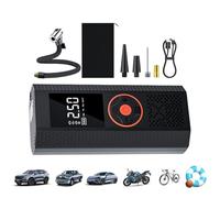 Ylnailky Inflador De Neumáticos Para Coche,Kit de Herramientas Inalámbrico Recargable,Inflador de Neumáticos para Coche Compresor de Aire Portátil | para Motocicleta, Vehículos, Patinete Eléctrico,