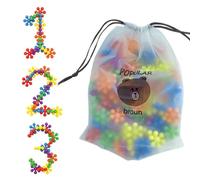 Ylnailky Juego de discos de construcción entrelazados,Juego de discos de construcción de 100 piezas entrelazados | Juguete educativo Early STEM para niños de más de un año en edad preescolar que