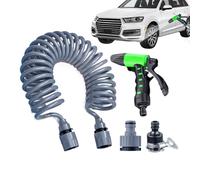 Ylnailky Manguera De Jardín Extensible | Manguera Larga y Flexible,Tubo De Agua De 20 Metros Con Núcleo De Látex De 4 Capas Para Exteriores Cuidado Del Césped Mantenimiento De Piscinas