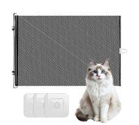 Ylnailky Reja Plegable para Perros | Barrera Retráctil para Puertas De Perros Y Gatos - De Seguridad Interior Exterior para Cachorros Bebés Niños