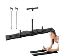 Ylnailky Tabla de pilates para mujer, tabla de entrenamiento reformadora de pilates, equipo de entrenamiento ergonómico, máquina de entrenamiento plegable para mujeres y hombres