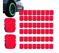 Ylnailky Tapones De Válvula Para Neumáticos De Coche | 50 Piezas Que Brillan En La Oscuridad - Tapones Para Neumáticos De Coche - Para Automóviles Motocicletas Bicicletas Noche Exterior Garaje Deporte