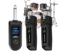 Ylnailky Transmisor De Audio Inalámbrico,Convertidor para Guitarra | Kit Adaptador Sonido Inalámbrico Alcance 15 m - para TV Mezclador Audio Guitarra Radio Streaming Musical Reproductor Hogar