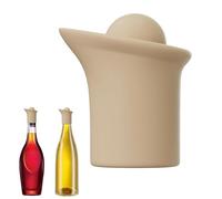 Ylnailky Vertedor Y Tapón Para Botellas De Vino - Conservador Reutilizable De Vino Con Pico Vertedor - Tapones De Silicona Herméticos Para Champagne Aceite Oliva Cerveza